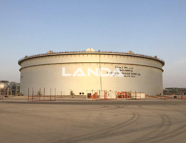 沙特阿美120000m³原油储罐清洗